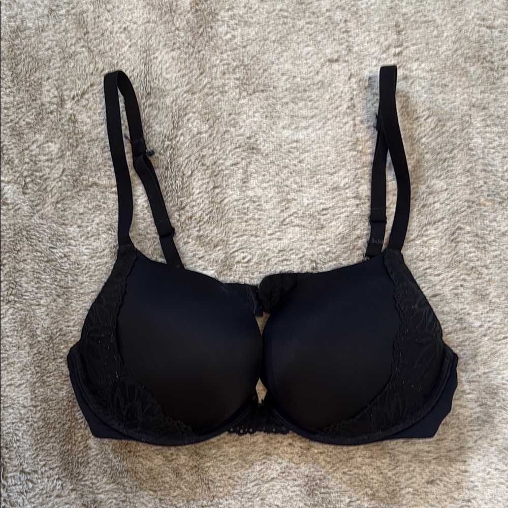 Elegant padded Black Lace Bra